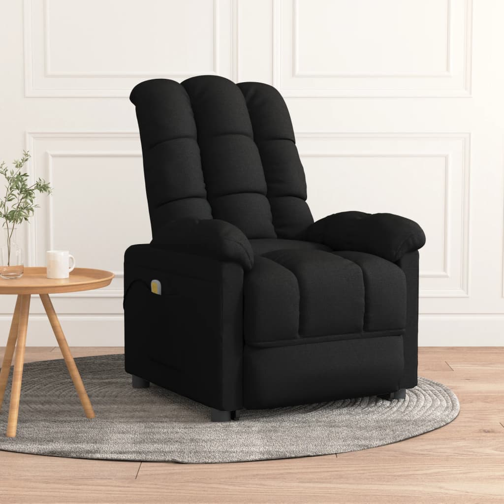 vidaXL Massage Recliner Electric Massaging Recliner Chair for Elderly Fabric