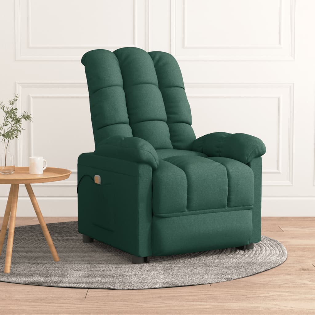 vidaXL Massage Recliner Electric Massaging Recliner Chair for Elderly Fabric